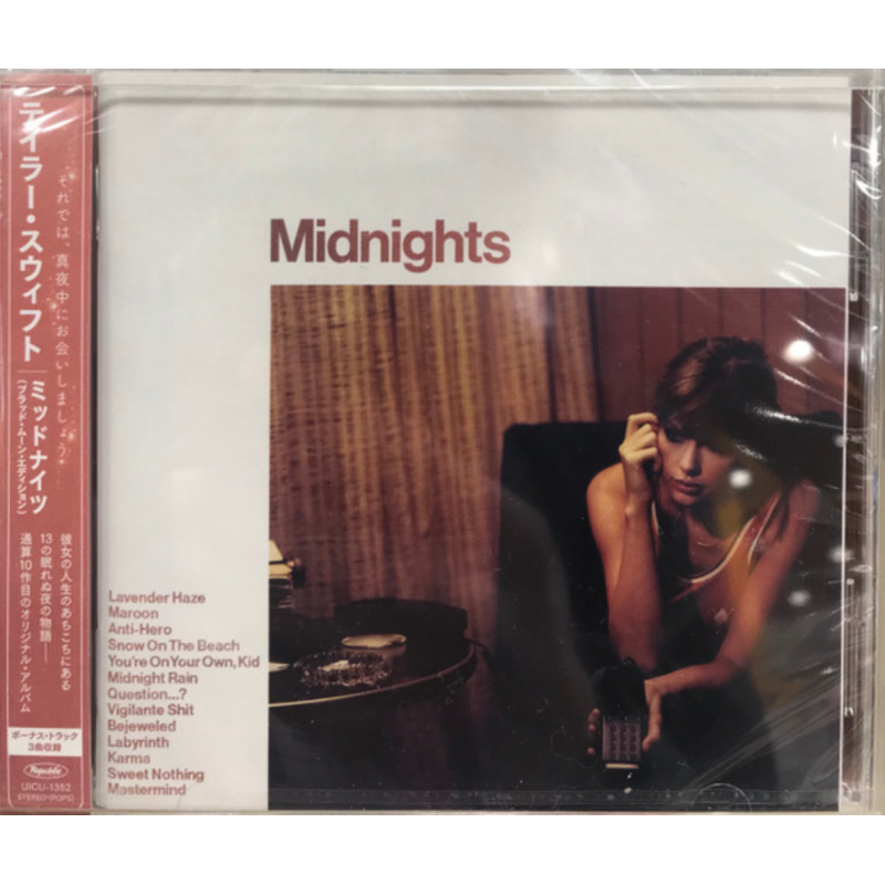 CD Midnights (Taylor Swift) - Blood Moon Edition (Japon)