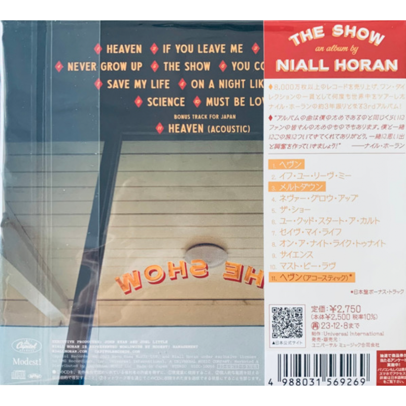 The Show (Niall Horan - One Direction) CD - digipack limited