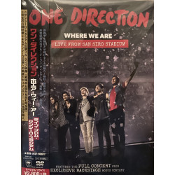 DVD digipack Where We Are (One Direction) - Live From San Siro Stadium (Japon)